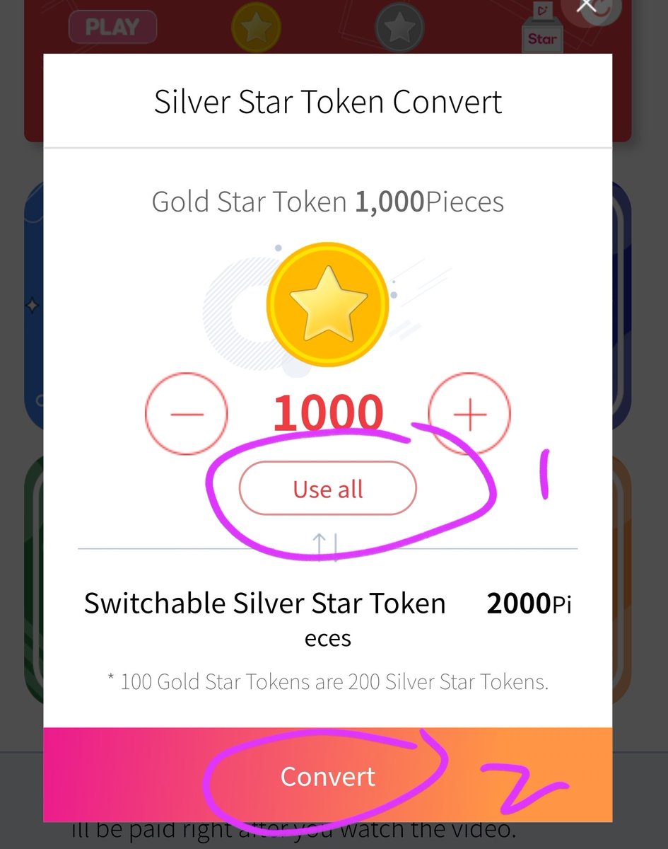 If you are able to purchase, head to the Token Store and choose the one you want to purchase, after purchasing head back to the Free Tokens page and click on the green box on the bottom left and to convert your gold tokens to silver tokens.