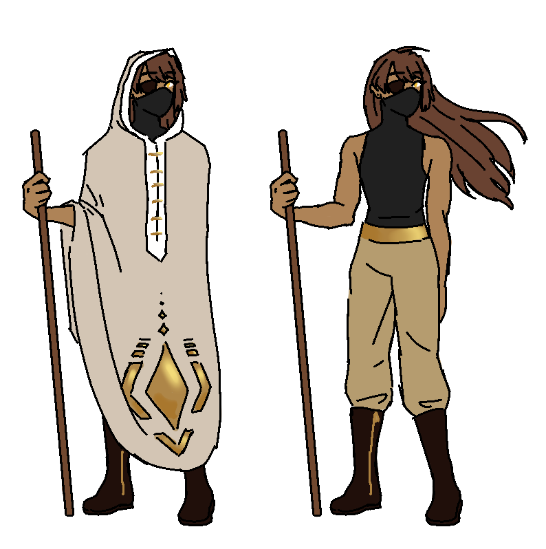 wow 3 tweets for one question...2. newest oci make ocs Very often because my gf and i like to make up new stories but my newest i think is one i havent named yet, ive just calling them the traveler! they travel around in the desert, hence the nickname!