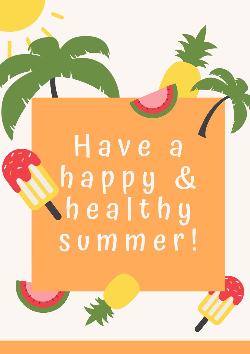 ☀️ School’s out for summer! ☀️
