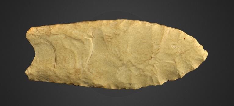 tcim's tweet photo. It’s #artiFACTfriday! This artifact is curated by the @rla_unc
It’s what's called a #ClovisPoint. Learn about it and the #PaleoindianPeriod at https://t.co/4pQ2nyjIq9
See the 3D, interactive artifact at https://t.co/e3uz0BJJ9z
#NCHistoricSitesAtHome #NCLearnAtHome #MountGileadNC https://t.co/76JZv2jHtf