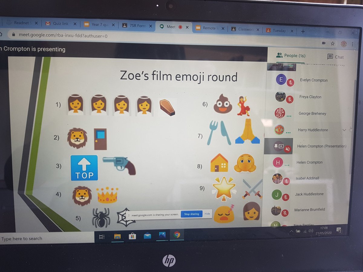 ReadArts's tweet photo. Our first year 7 online family quiz was a great success. https://t.co/1CjqvNu4pp
