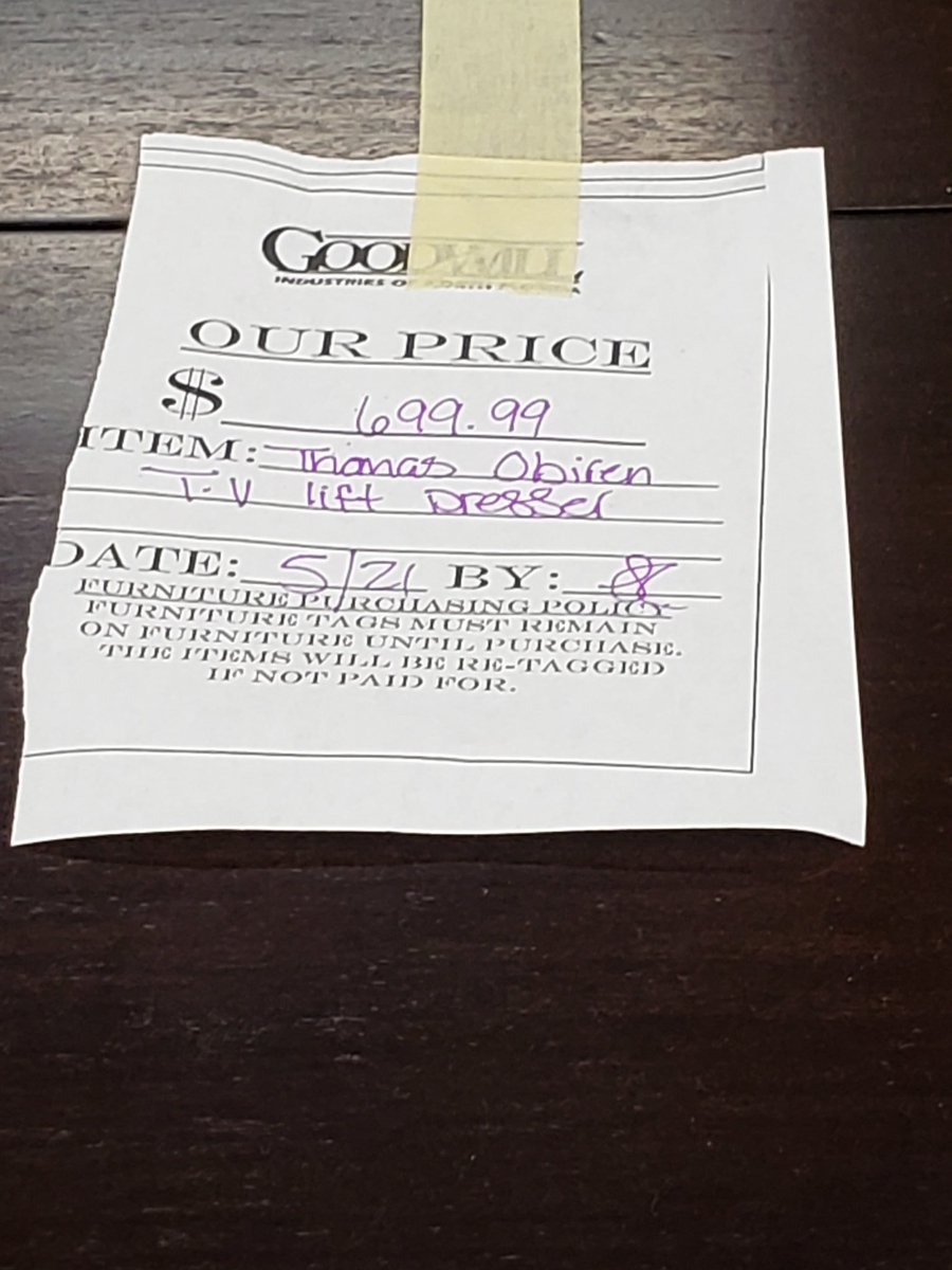 SanchezNoray's tweet photo. I'm guessing Goodwill is  no longer a place to shop for bargains. https://t.co/09sWe5spfk