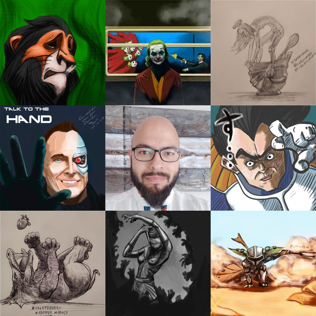 cubicoart's tweet photo. Os dejo mi #artvsartist2020 y salgo haciendo la croqueta de etiquetas.
#lionking #scar #jocker #BabaYaga #t3000 #vegeta #ammut #SilentHill #yoda #mando #Mandalorian #fanart #Illustrator and #designer #cúbico https://t.co/ufCjX4Z9pm