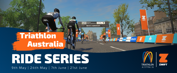 Join the Triathlon Australia Zwift Ride Series! Time is running out to register for Race #2 on May 24 at 9:30AM. 👉 bit.ly/3b49pz9