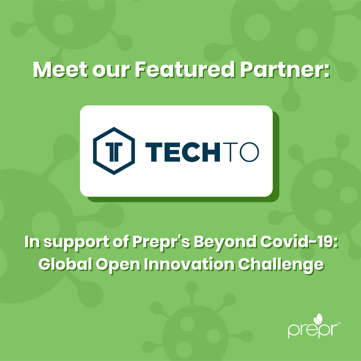 preprme's tweet photo. Introducing our Featured Partner @TechTO for our Beyond Covid-19: Global Open Innovation Challenge.
Start Shaping YOUR future TODAY!
Open until June 10th!
https://t.co/MbyGs4bTfD
#BeyondCovidChallenge
#OpenScience #OpenInnovation #GlobalChallenge #PreprMe #CreateChange https://t.co/JpwH3F3m9J