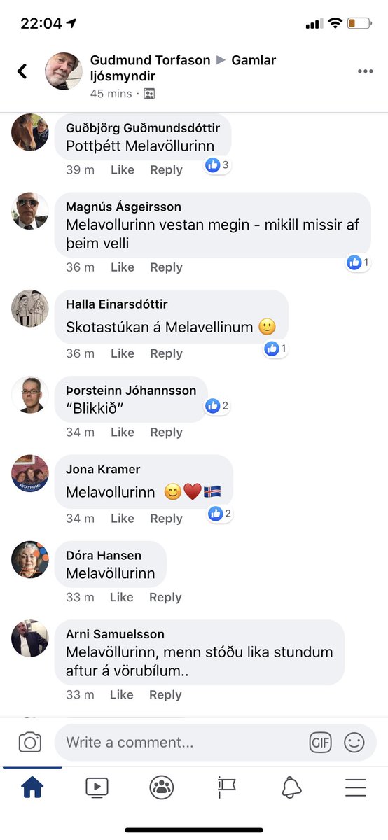 Giska á að þetta sé Melavöllurinn...