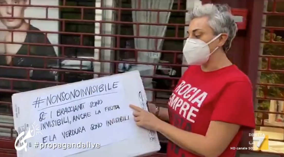 welikeduel's tweet image. Cathy La Torre, Aboubakar Soumahoro e lo sciopero dei braccianti del 21 maggio contro il decreto rilancio, a cui hanno aderito anche i consumatori

#propagandalive @catlatorre @aboubakar_soum