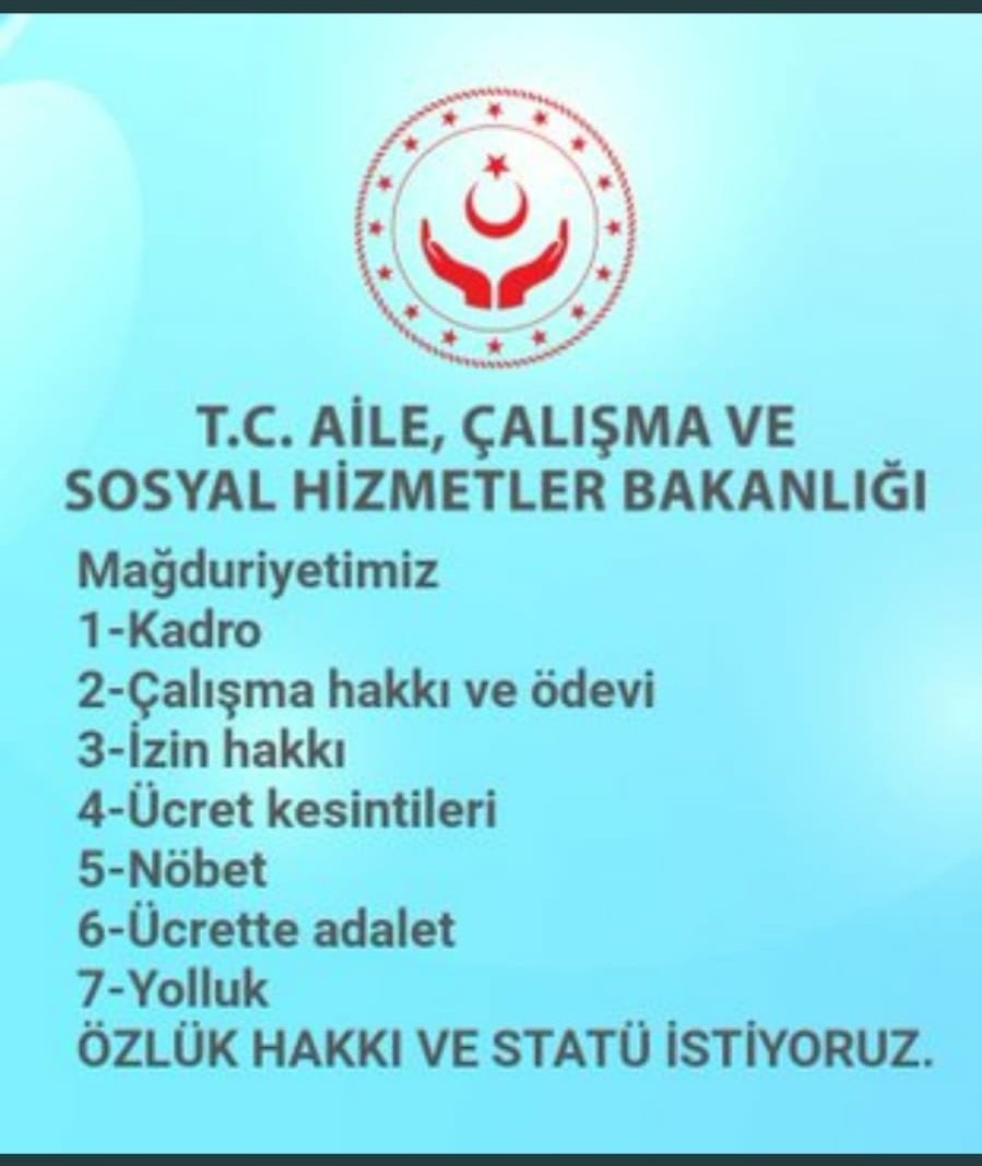 ekdersliAsp's tweet photo. BİR BAYRAM DAHA GELDİ AİLE BAKANLIĞINDA TAM ZAMANLI ÇALIŞAN AMA HİÇBİR HAKKI OLMAYAN 2 MİLYAR CİVARINDA MAAŞ ALAN EKDERSLİ ANNELER BABALAR KARA KARA DÜŞÜNMEKTE ALLAH AŞKINA ARTIK ÖZLÜK HAKLARI
#AileBakanlığıEkDerseÖzlük

@RTErdogan @ZehraZumrutS @drbetulsayan  @BeratAlbayrak https://t.co/GL3Bma3egg
