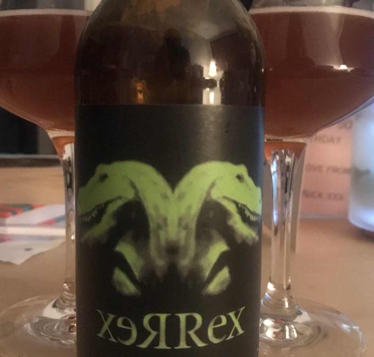 LambicQueen's tweet photo. A little late in the evening but we are still in time to celebrate @yeastieboys #rexday https://t.co/RcCbqLpstk