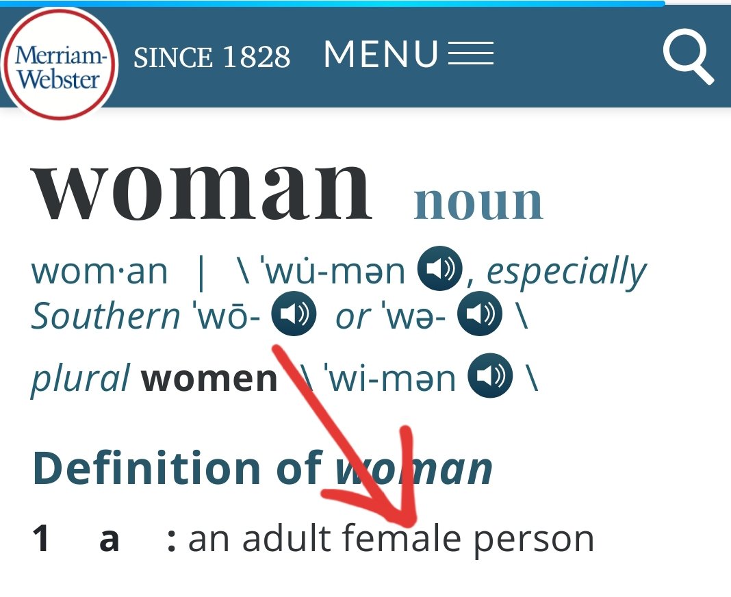 Otherwise they wldn't be trans. Women are adult human *females.* Thus, it is illogical to assert that *males* are comparable to Black women.If these males want to advance the demonstrably/biologically false claim they are female; that liking heels/make-up/dresses are what 10/11