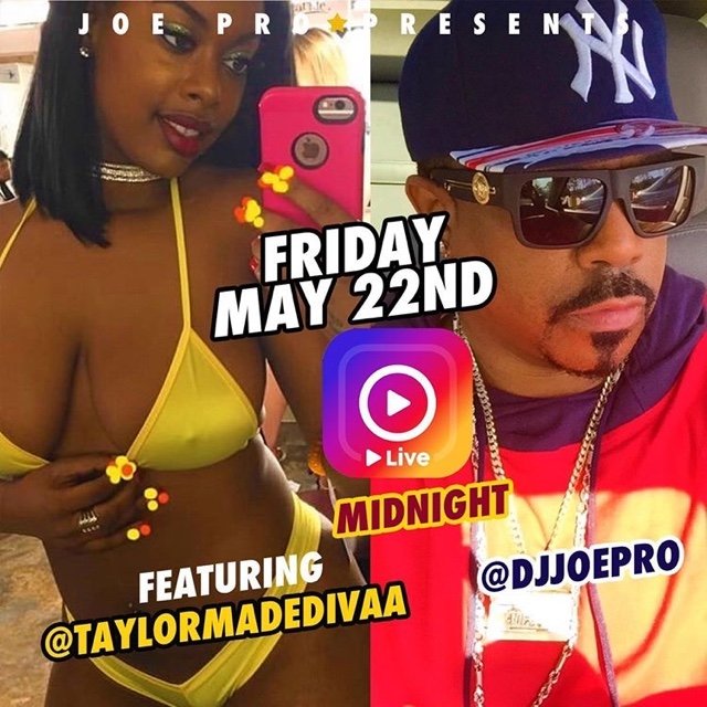 ClubTaylor718's tweet photo. ✅TONIGHT✅
‼️DONT MiSS THE JOE⭐️PRO SHOW
Live on instagram ✅
🎯FRIDAY
AY MAY 22ND 🎯 at 12 midnight
Featuring @taylormadedivaa
#JOEPRO
#VIRGINIA #757 #stripperslivesmatter https://t.co/OQwCFxzpTO