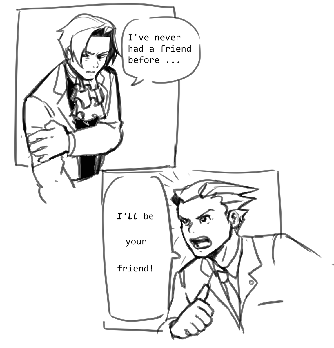 hey fellas is it gay (1/2)

#narumitsu #aceattorney 