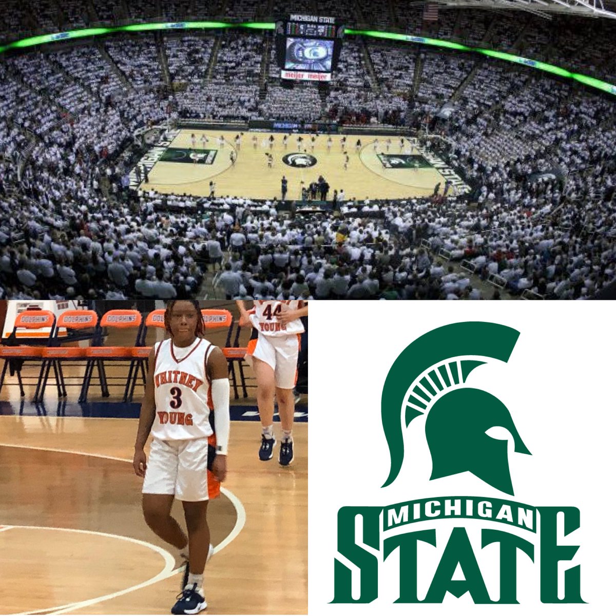 Congratulations to 2021 5’7 PG Timia Ware on receiving a Scholarship Offer from Michigan State University. #ExampleStrong