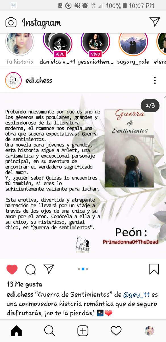 Geisy08193677's tweet photo. Mis Bellos a disfrutar juntos todas las cosas lindas que nos están pasando y apoyemos a aquellos que son parte de esto. Sigamos a estas cuentas @edi.chess. los amo💚 https://t.co/mA6PuDNnLF