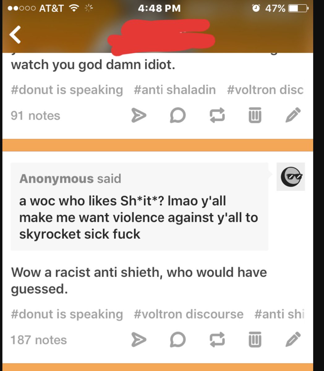  #HoldFancopsAccountableTW: racist and anti-semitic slursBecause the racism that finds it's way into fanpol spaces is inexcusable. There is no reason to fling slurs at someone because you disagree with them.