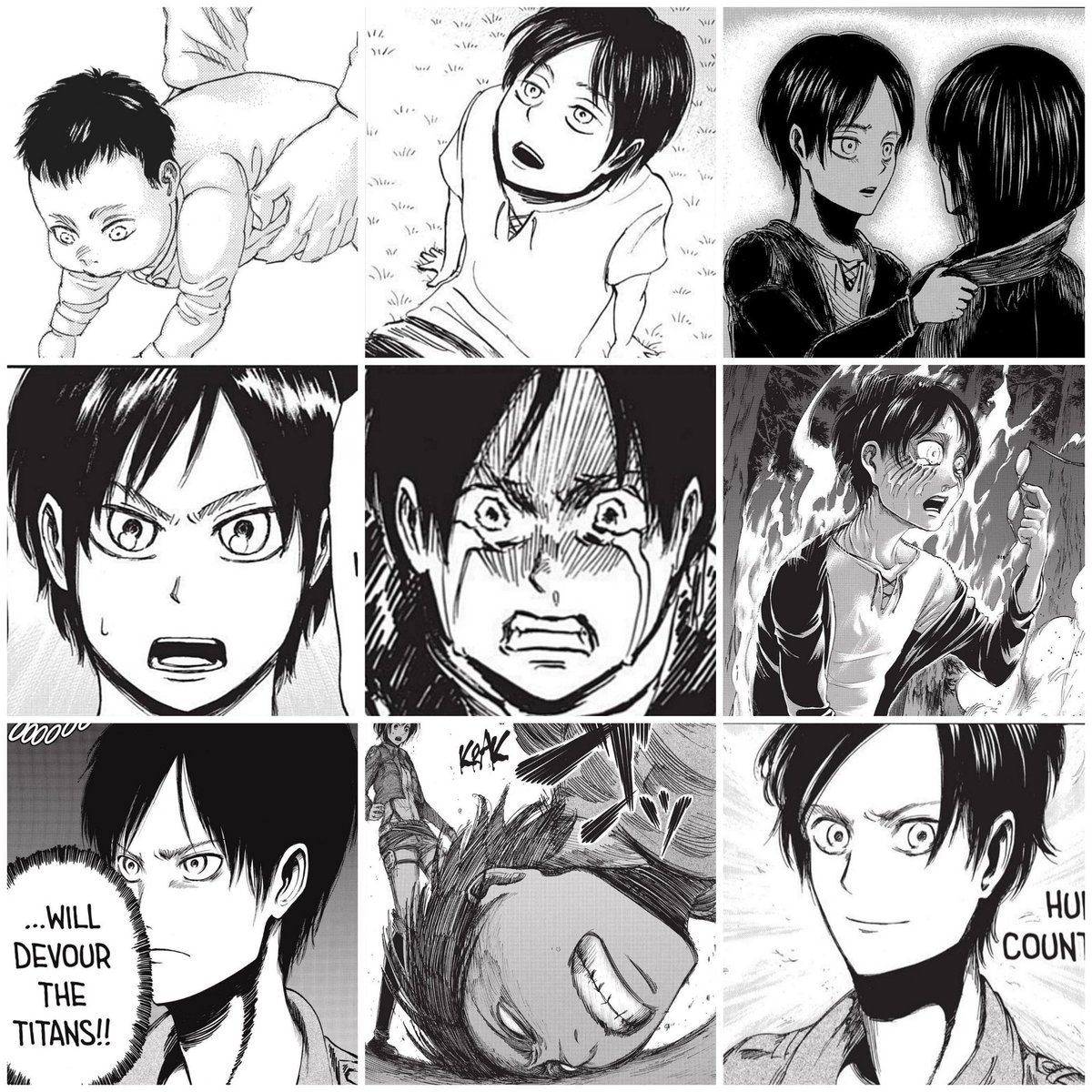Eren Jäger Hairstyle / When i look in the mirror, i can't help but say