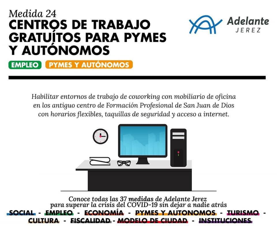 PodemosJerez's tweet photo. Poner a disposición de autónomos y PYMES herramientas que mejoren su competitividad y facilitar la recuperación de aquellos que se han visto arrasados por la crisis para que puedan continuar con sus proyectos profesionales y vitales. #MedidasConcretas #PodemosJerez #AdelanteJerez https://t.co/IgF6ibBOw1