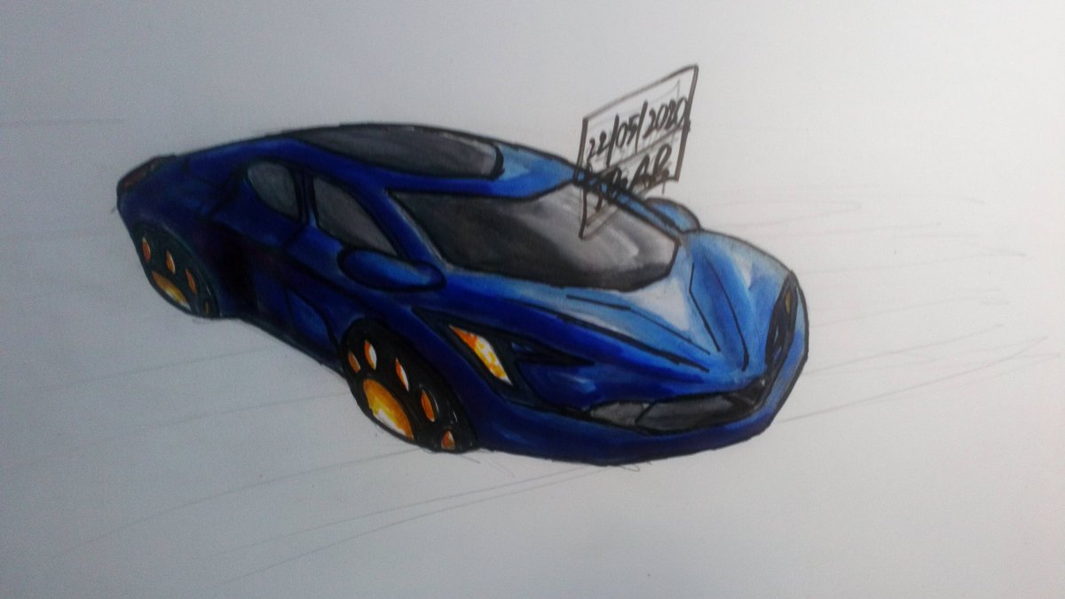 #sportcar #futuristiccar #sciencefictioncar. Bonsoir tout le monde pour une fois j'ai eu envie de dessiner une voiture de sport futuriste qui fait partie de mon univers de science fiction.