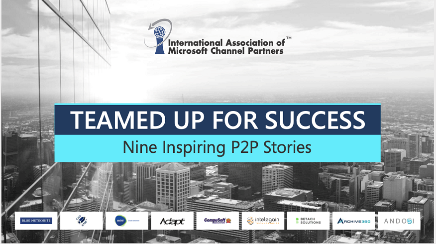 IAMCPorg's tweet photo. Download the FREE ebook showcasing a collection of 9 innovative partner-to-partner #P2P stories. Learn about the power of partnership and the creativity of our #IAMCP partners in the Microsoft ecosystem. https://t.co/WWs4wuxKgK 
#MSPartner #MSUSPartner @MSPartner https://t.co/tSWHJyUT96