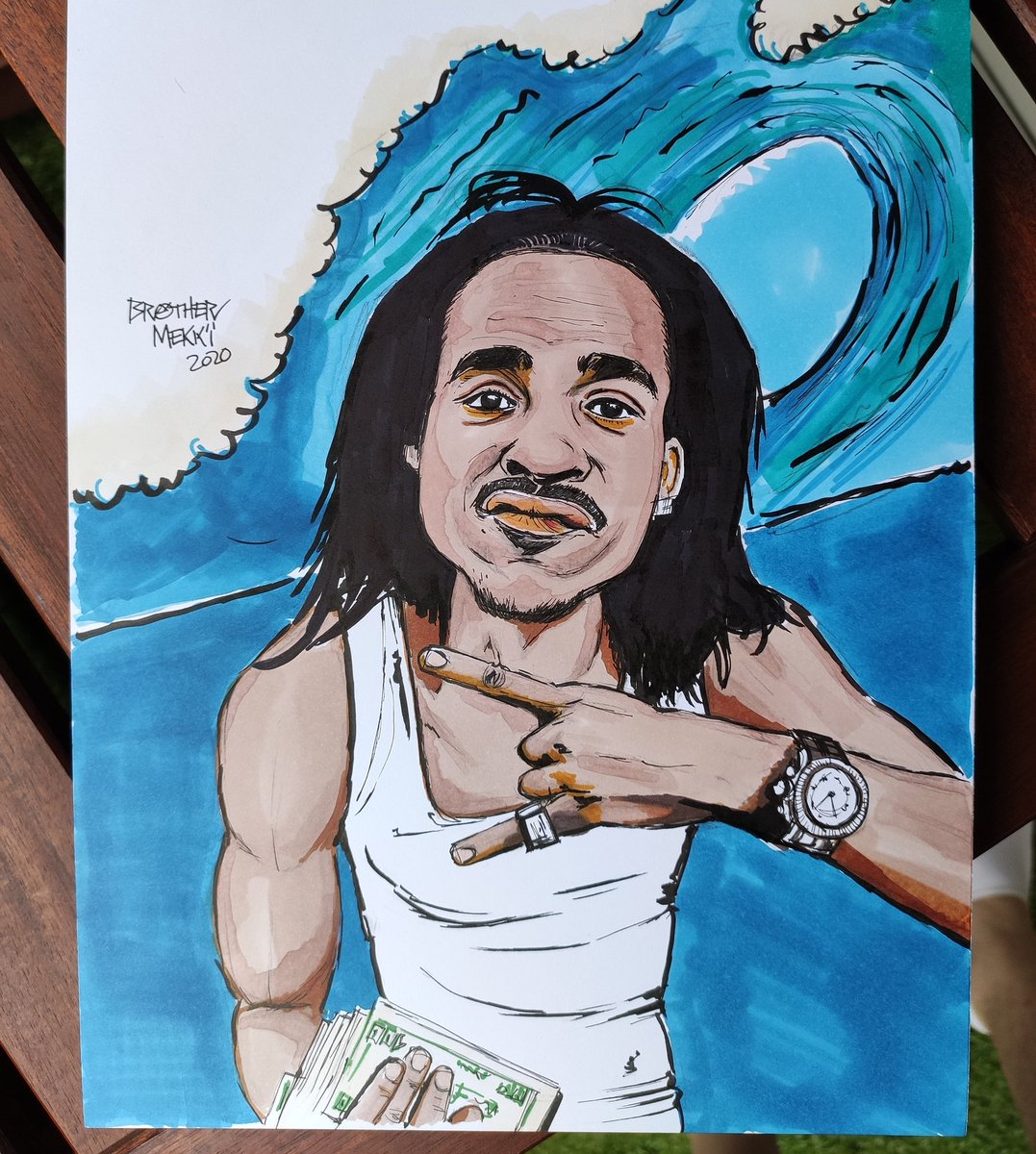 BrotherMekki's tweet photo. Max B 🌊 🏄🏾 

#biggaveli #silversurfer #maxb #thewavegod #wavycrockett #promarker #winsorandnewton #fabercastell #illustration #illustrationoftheday #waves #surf #rap #music #freemaxb https://t.co/06mLl5iSXW