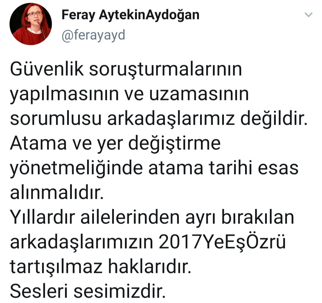 umitkaraegt's tweet photo. Meb2017li AileleriAyırdı

SN @ziyaselcuk 

BİZ 19 TEMMUZ 2017 DE ATANDIK

17 AĞUSTOSTA GÜV SORUŞTURMASI BİTEN EŞ ÖZRÜ YAPIYOR, 18 AĞUSTOSTA BİTEN YAPAMIYOR

3-5 GÜN SEBEBİYLE 6 AY DAHA AİLEMİZDEN AYRI KALMAYALIM

ATAMA TARİHİ BAZ ALINSIN

@RTErdogan @hmzaydg @demiiryakup @tcmeb https://t.co/1As5P9zAPO