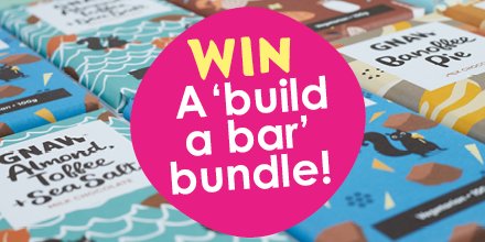 💛 WIN A BUILD A 5 BAR BUNDLE 🍫
Mix &amp; match 5 of our scrumptious bar flavours to create your very own customised bundle of chocolate joy, we have  #vegan flavours too 😀 
For the chance to win, simply Follow Us and RT! 
#Win #Giveaway #Chocolate #Competition #Gift #GnawChocolate