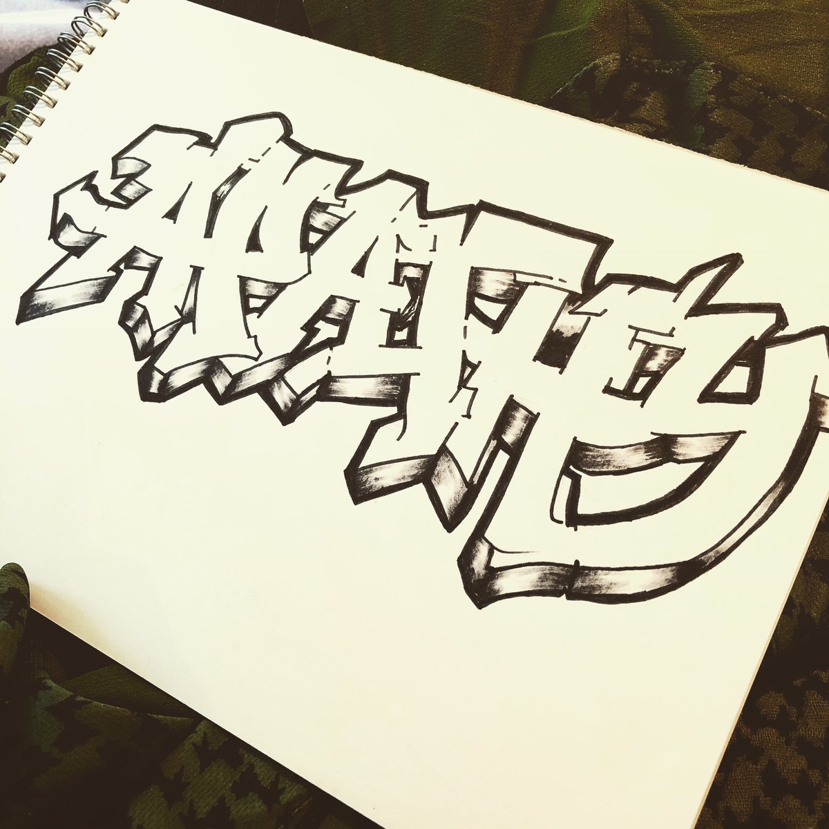HavocSniper's tweet photo. @Apathy_BZ bro remember this little graffiti piece hahaha https://t.co/CANR5A7mma