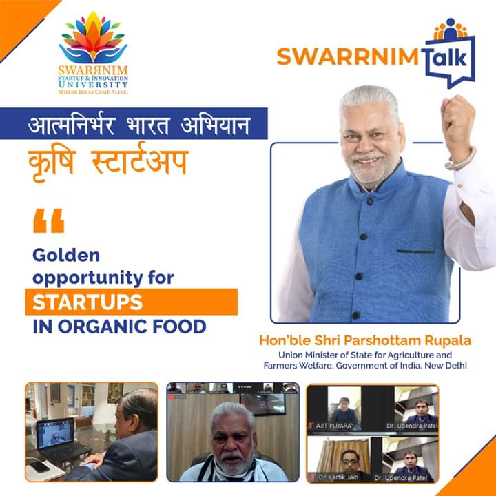 chaube_hemant's tweet photo. It was really very informative session on Role of Agriculture and its post Covid Scopes in India. And wonderfully explained by Honourable Shri Parshottam Rupala Sir... 🙏🙏👍👍
#Swarrnim #Startup #Innovation #University https://t.co/Q3D50W6MGE