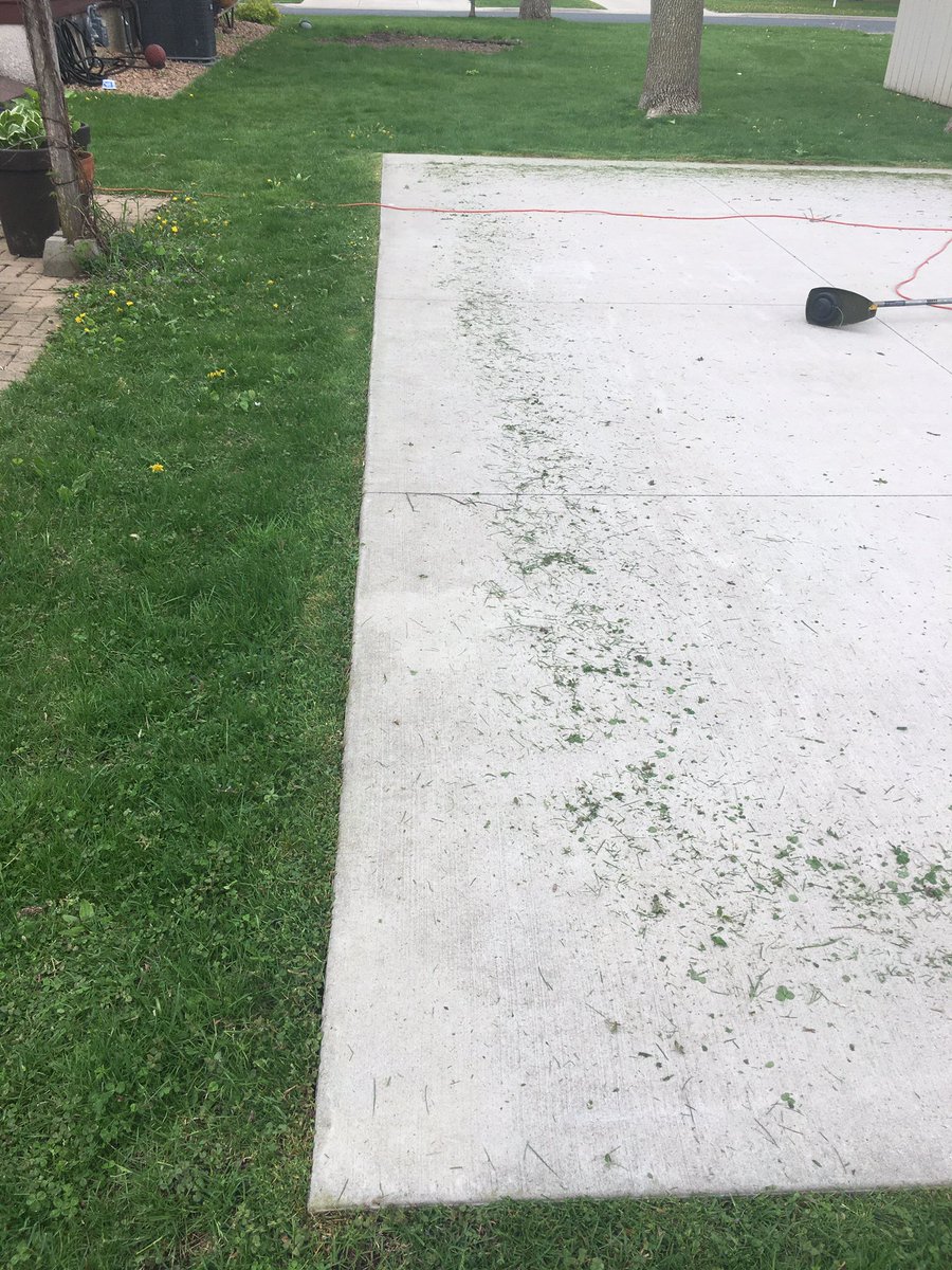 ArenaNorton's tweet photo. First project of the day getting ready for the invitational is weed whacking along the edge of the court. Take a look! https://t.co/m8IxEs0QQy