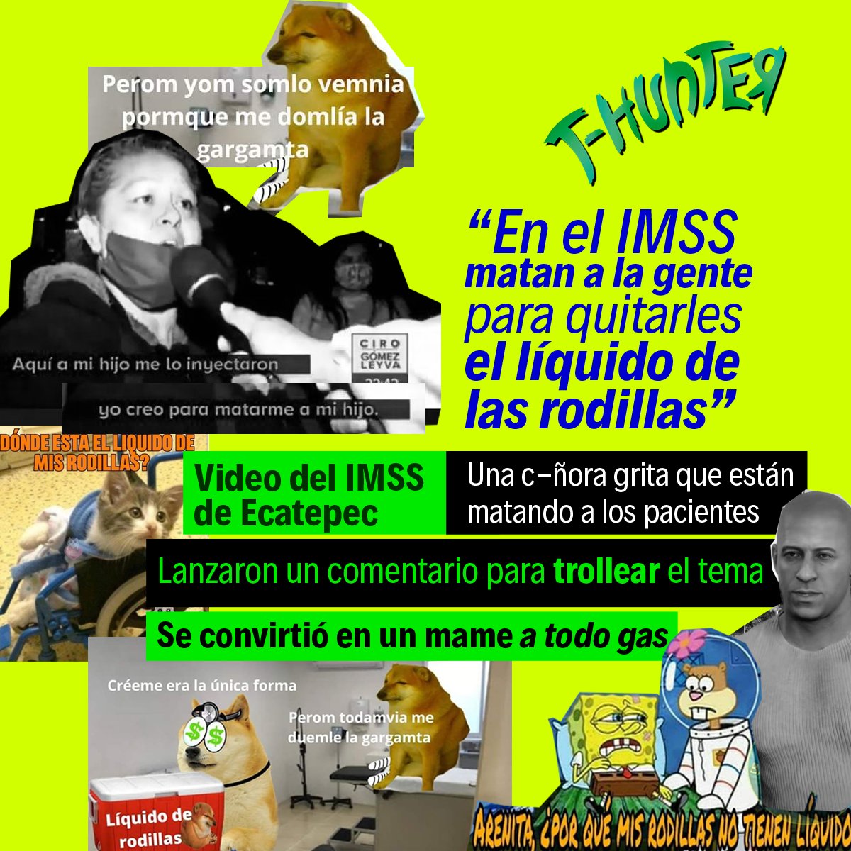 t_huntermx's tweet photo. ¡¡Que no te engañen!! El líquido de tus rodillas solo puede ser extraído por los empleado del gobierno que colocan las antenas 5G. ¿Realidad? ¡Pues no mi ciela! 
Chécate este top de teorías conspiranoícas que surgieron durante la pandemia. #FakeNews https://t.co/VZxU1G9tFK