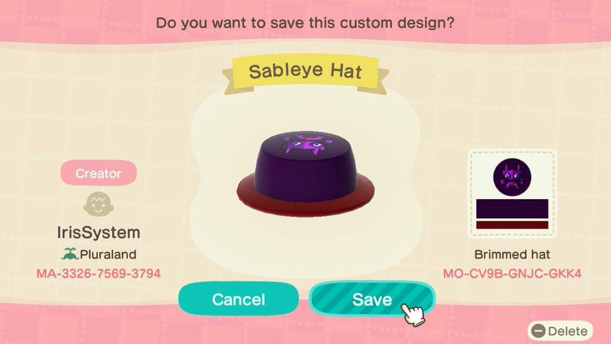 LoveAmuSystem's tweet photo. #AnimalCrossingNewHorizons community, we have officially 100% finished the Sableye Fashion Line (assuming future updates don't bring in new styles. Styles not included didn't suit the design.)
Enjoy! 💜💚 (1/5)
#ACNHdesigns #ACNHclothes #ACNHdesign #NintendoCrossover https://t.co/yWaiSwdDFz