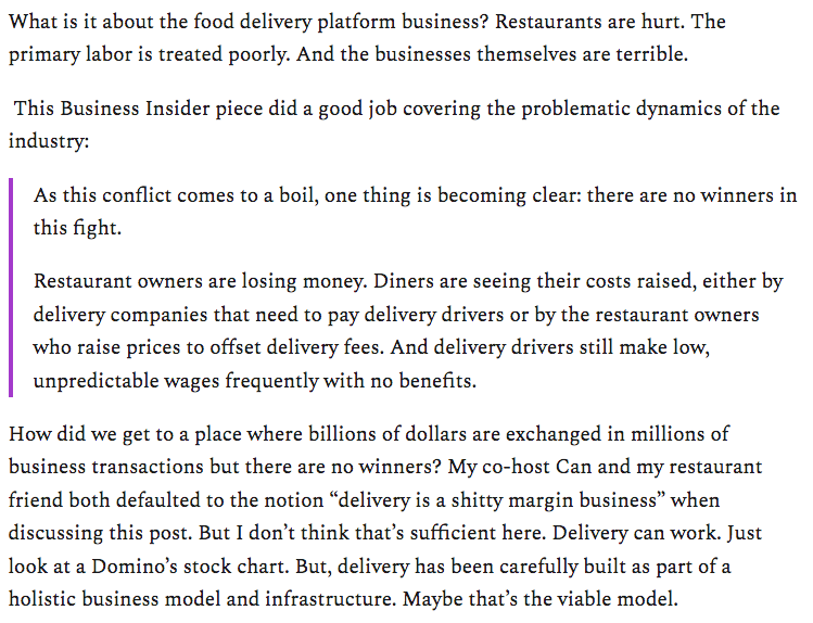 nfluxx's tweet image. i think about this article nearly every day after i read it

themargins.substack.com/p/doordash-and…