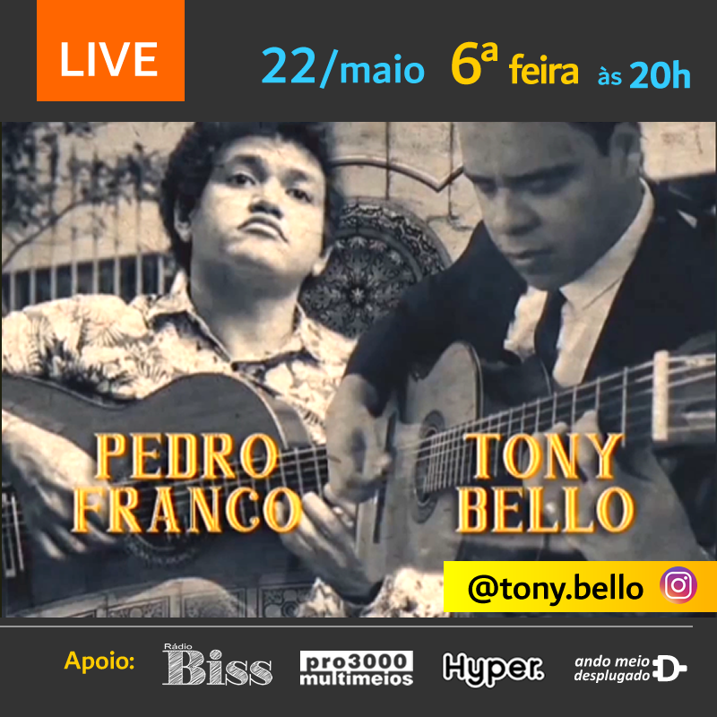 pro3000brasil's tweet photo. Hoje (6ª feira, 22/maio) temos a live de nosso parceiro Tony Bello com Pedro Franco. Acesse https://t.co/Wu3smT2yxw às 20h. #live #tonybello #pedrofranco #musica #violonista #violao #hyperprostrings #andomeiodesplugado #apoiocultural #parceria #pro3000musica #pro3000multimeios https://t.co/mtafrGNLVT