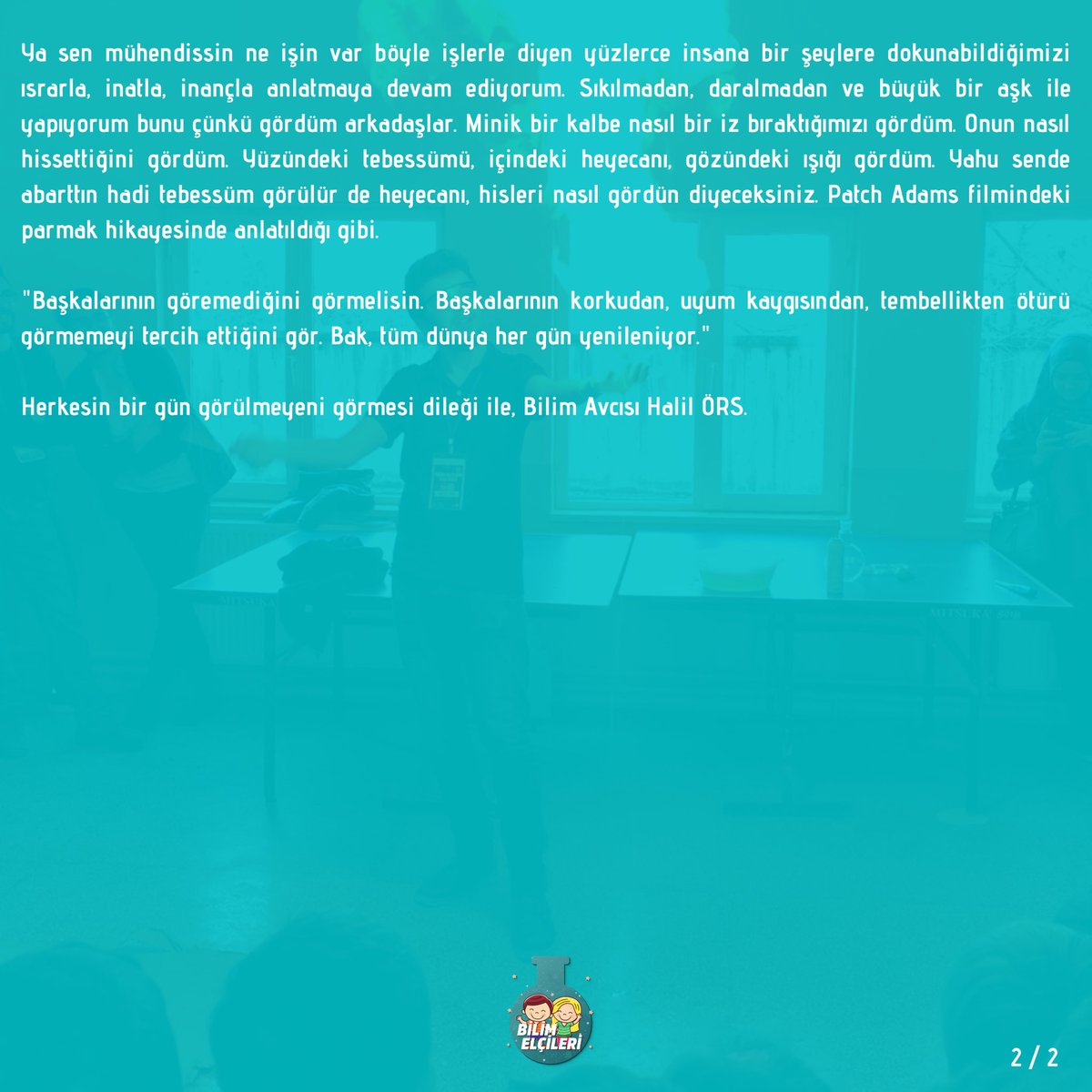 Gönüllülerimizin diğer blog yazılarına bilimelcilerikulubu.com web adresinden ulaşabilirsiniz. 📝☺️😇