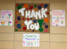 For her #IBCommunityProject, this amazing 8th grade student created signs to post all around West Suburban Hospital thanking the workers. I love that these students are using this project to spread love and gratitude! #whyIB #julianworks #oakpark97 #MYPCommunityProject #MYPx2020