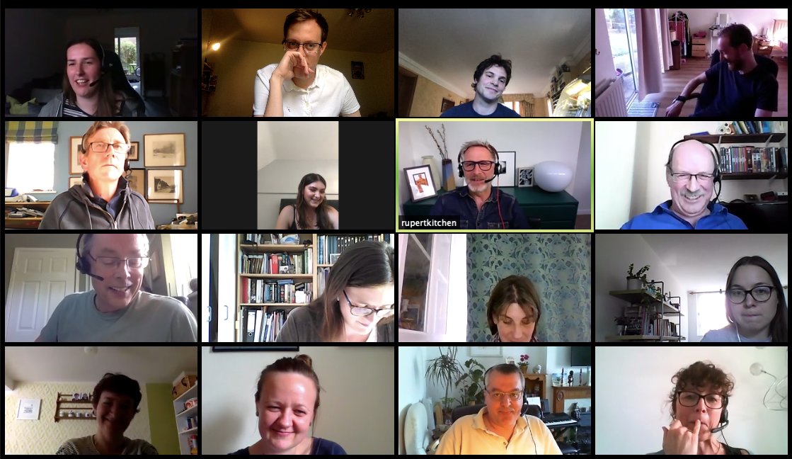 lsiarchitects's tweet photo. This week we've created recipe books, playlists and walked, ran or cycled a combined distance that would take us from Norwich to Monaco. We're signing off on #mentalhealthawarenessweek with a quiz, testing our teams knowledge of logos, current affairs and music #kindnessmatters https://t.co/5Mxch0WVuO