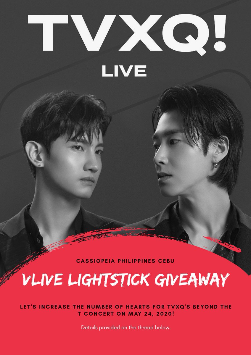  #TVXQ    #TVXQ_BeyondLIVE   VLIVE Lightstick Giveaway Thread