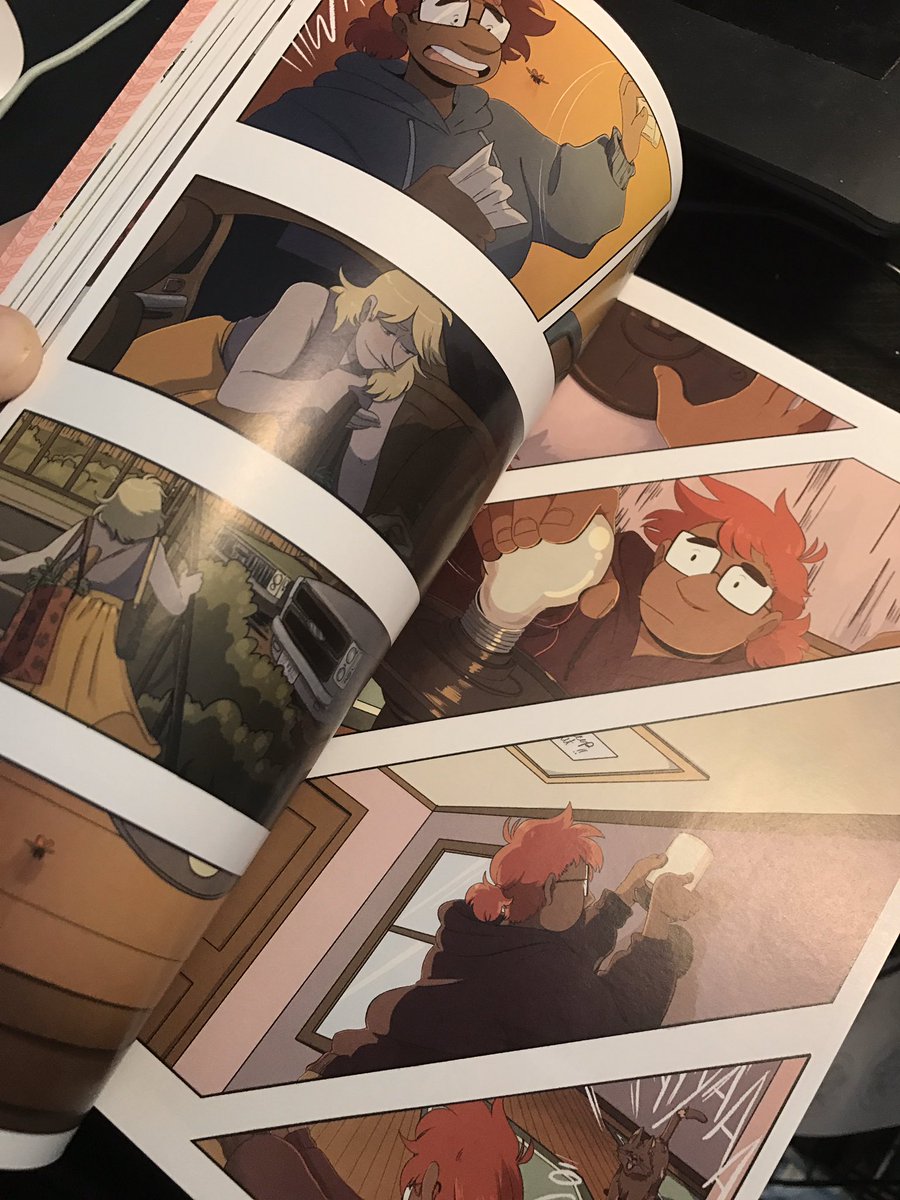 First, my book is available! It’s a 200 page full color graphic novel about a girl who gets a job as an apartments caretaker, where she doesn’t know all the tenants are supernatural! It’s LGBT, WLW and cute. 25$ (plus shipping, us only) DM me if you’re interested in purchasing!