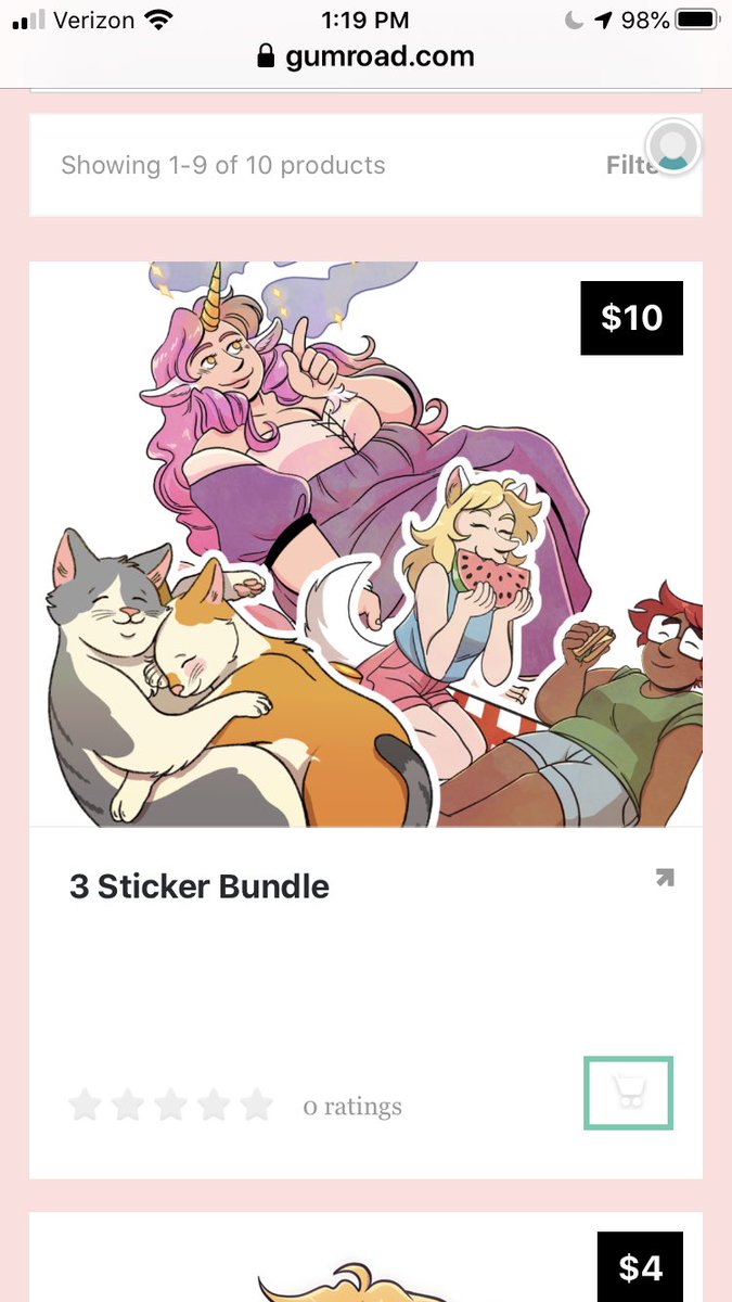 I’m also selling stickers, postcards, and the PDF of my graphic novel through gumroad! International shipping is available for stickers and postcards. Check it out here:  https://gumroad.com/catuallieandkurzz