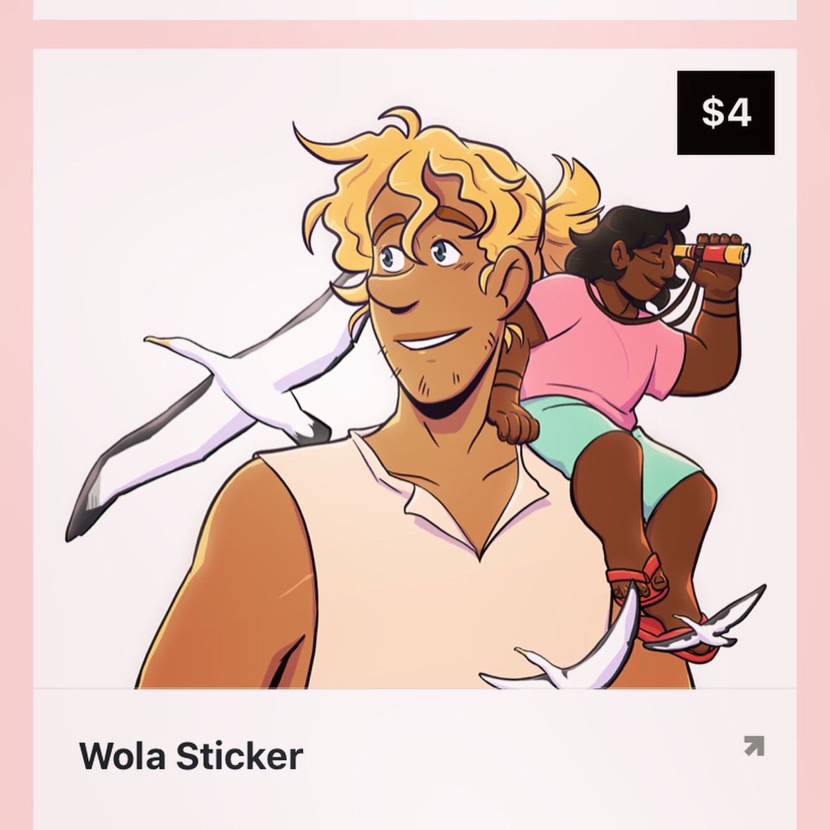 I’m also selling stickers, postcards, and the PDF of my graphic novel through gumroad! International shipping is available for stickers and postcards. Check it out here:  https://gumroad.com/catuallieandkurzz