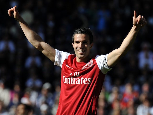 Robin van Persie number 10 at Arsenal