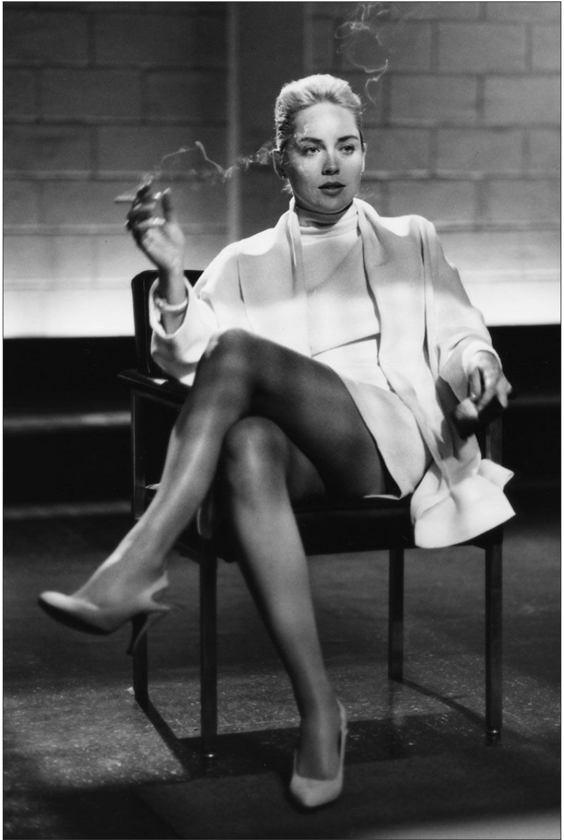 Ralph Nelson has 72 IMDb credits as a still photographer on movie sets. A famous shot of Sharon Stone from Basic Instinct, 1992.