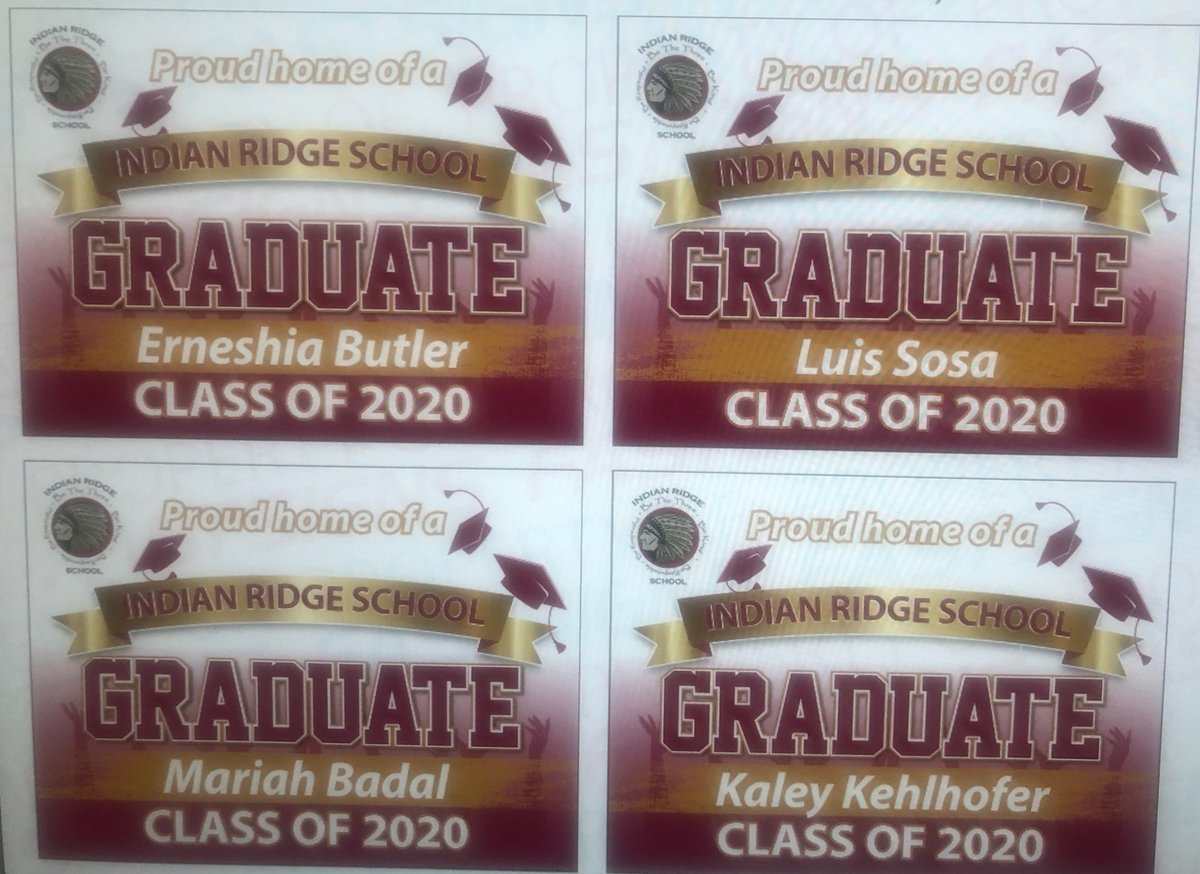 IndianRidgeSch's tweet photo. Words can not express how proud we are of our 2020 Graduates here at IRS! They worked hard and never gave up! Tune in for IRS Virtual Graduation May 26th, 6:30 PM we will be celebrating! @kgwhetsell @pbcsd @hainesv https://t.co/7fxMEjtVYT