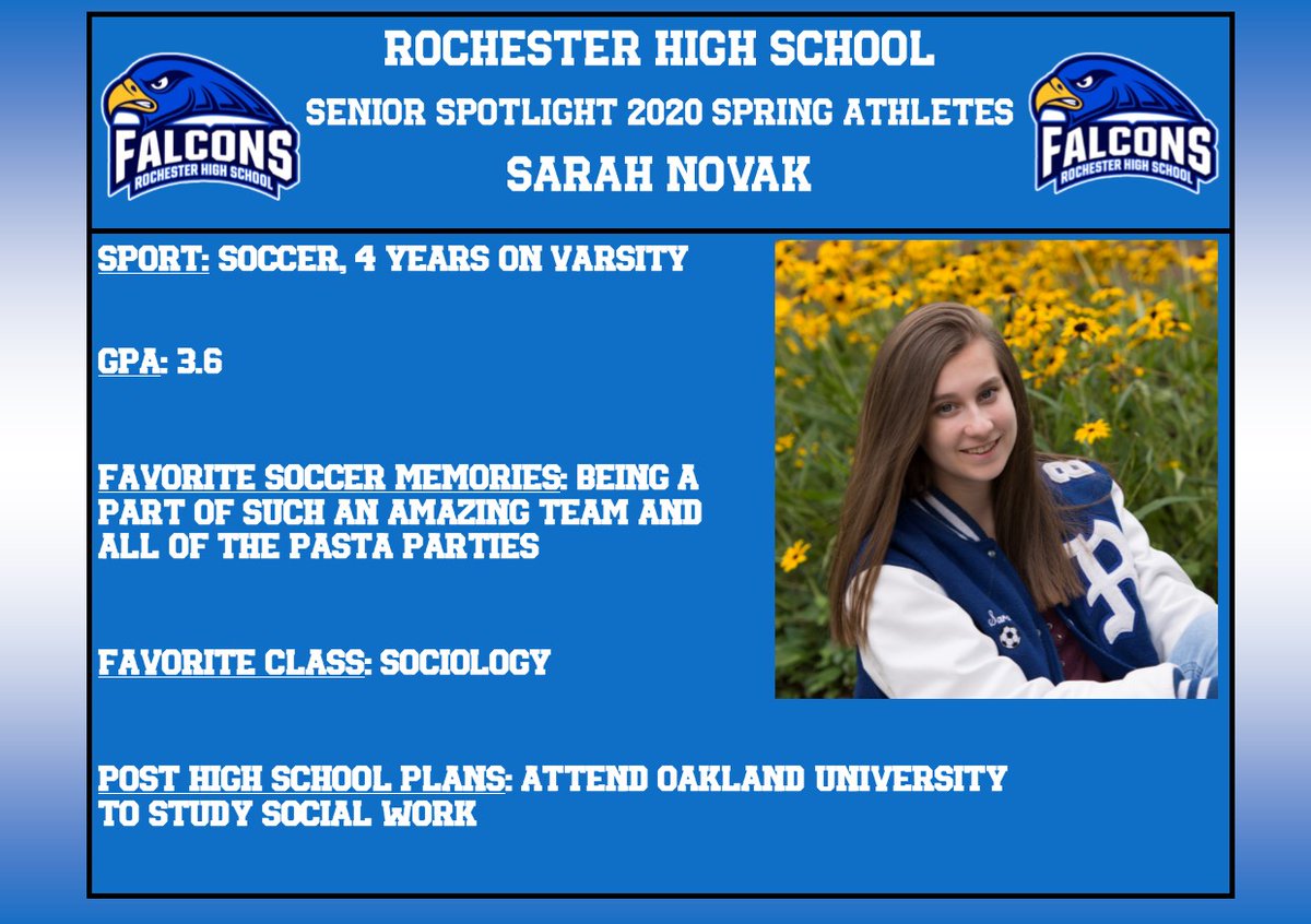 Rochester Falcons Athletic Department tweet media