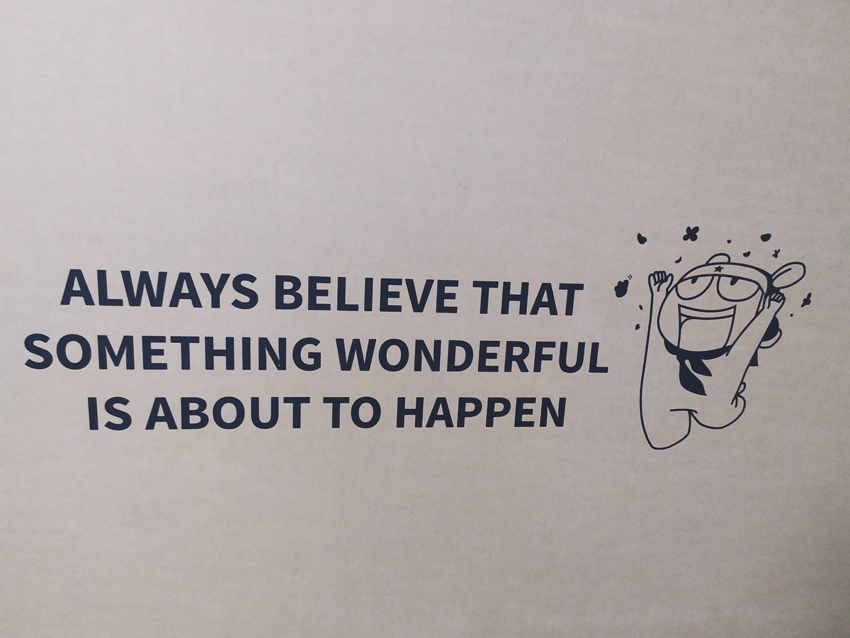 Amidst the lockdown just came across some positivity ☺️