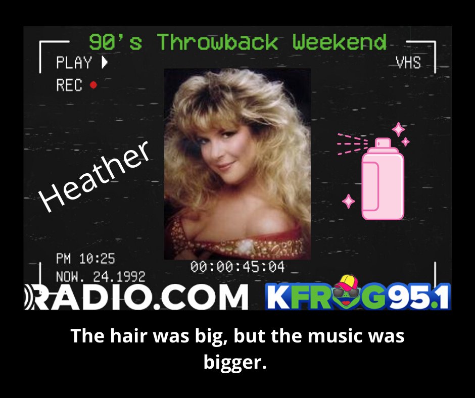 KFROGRadio's tweet photo. Kicking off at 3pm today! #90sThrowbackWeekend https://t.co/QRqi1zIa0O