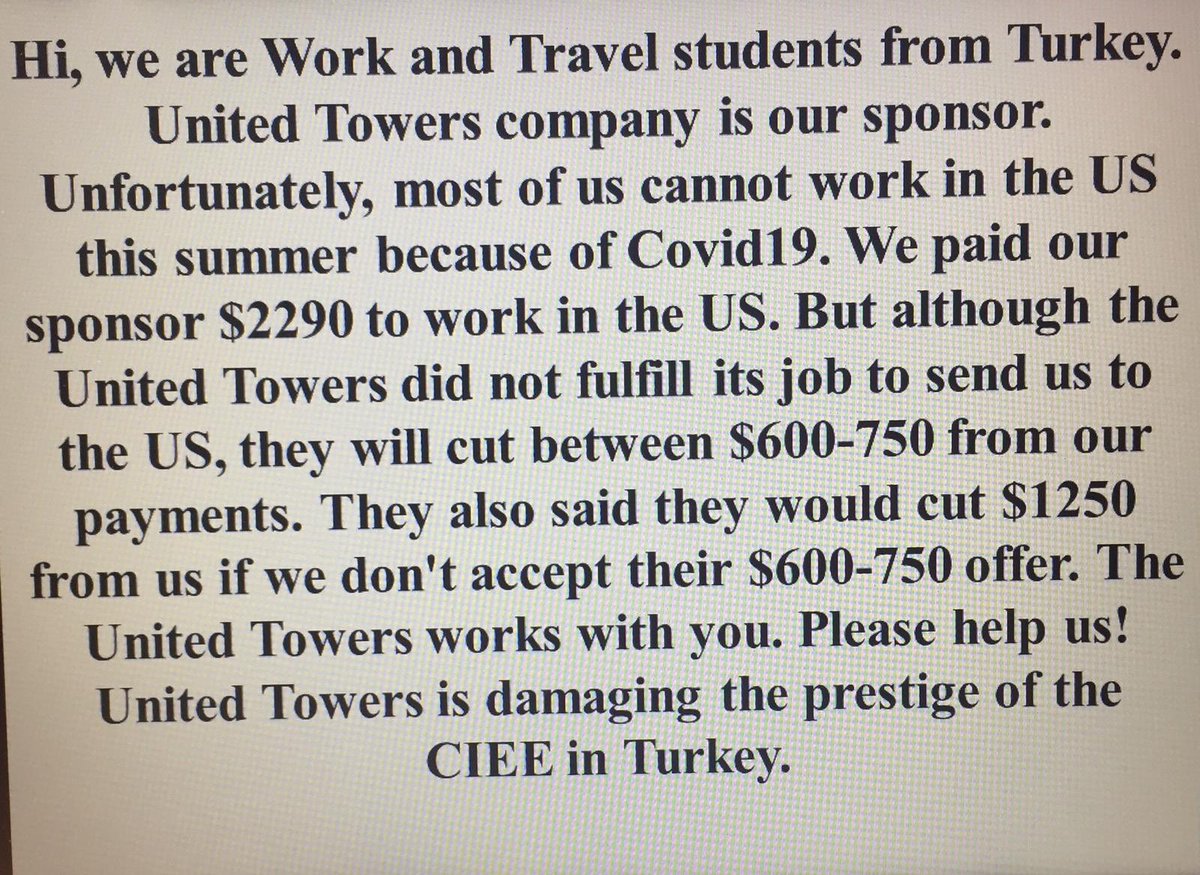 champio72608677's tweet photo. #UnitedTowers
@cieestudyabroad
@ciee_news
@CIEEWorkTravel
#WorkandTravel #WorkandTravelMagduriyeti https://t.co/73087q3Nen