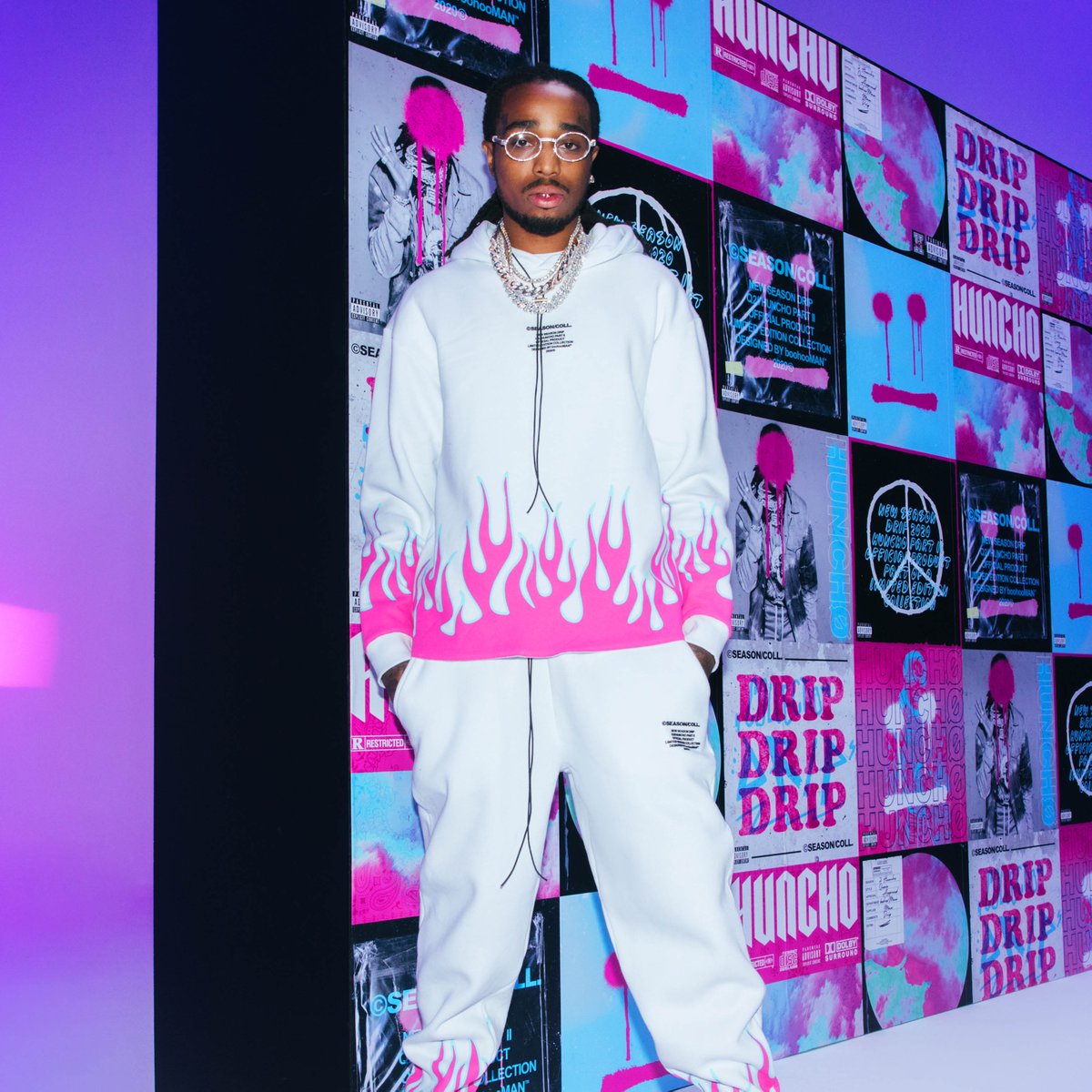 boohooMAN's tweet photo. boohooMAN x @QuavoStuntin 🥶💧

Want to #Win an outfit of Your Choice From The Collection? Every Day This Week We'll Be Giving 1 Away! ⏰🔥

To Enter:

1️⃣ Like &amp; RT this Tweet 📲
2️⃣ Reply with #boohooMANxQUAVO 🗣️
3️⃣ Make Sure You're Following Us 👀 

🛒 https://t.co/FGi21lSQO5 https://t.co/B21nxBVgrx