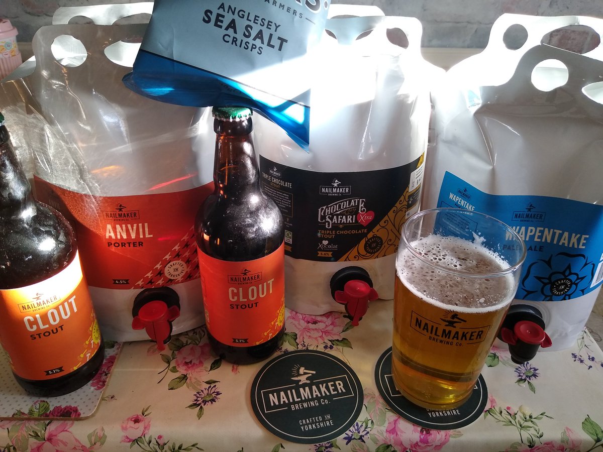 Fatbobtarn's tweet photo. When you buy a box of @NailmakerBrew beers and get home to find your girlfriend has done the same. The weekend has landed. #gettingthroughlockdown #lockdownuk #beers https://t.co/mToGVukaK8
