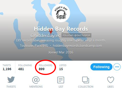 hiddenbayrec's tweet photo. It's not that we're obsessed with round figures but if you want to recommend our label to ONE person, now's the time! 😄 https://t.co/LhpB3aA7kP